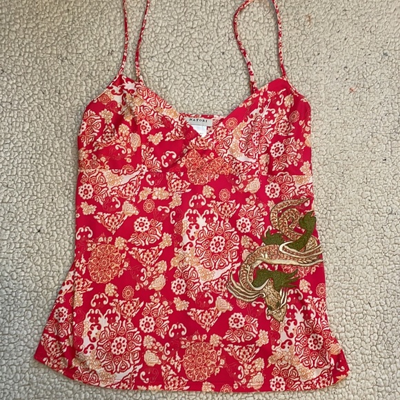 Natori Three Piece Green Dragon Loungewear - Picture 5 of 11